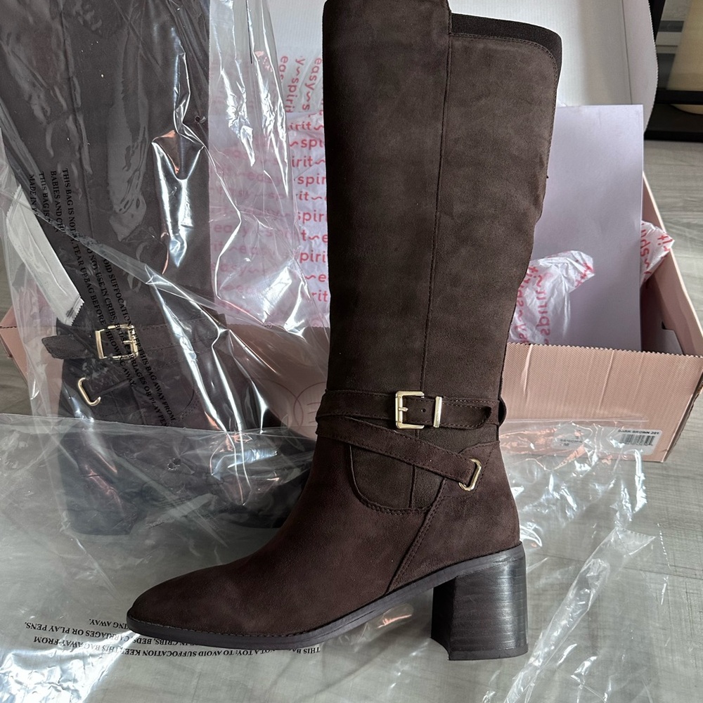 NWT NIB easy spirit Nova Dark Brown Boot - Picture 5 of 6